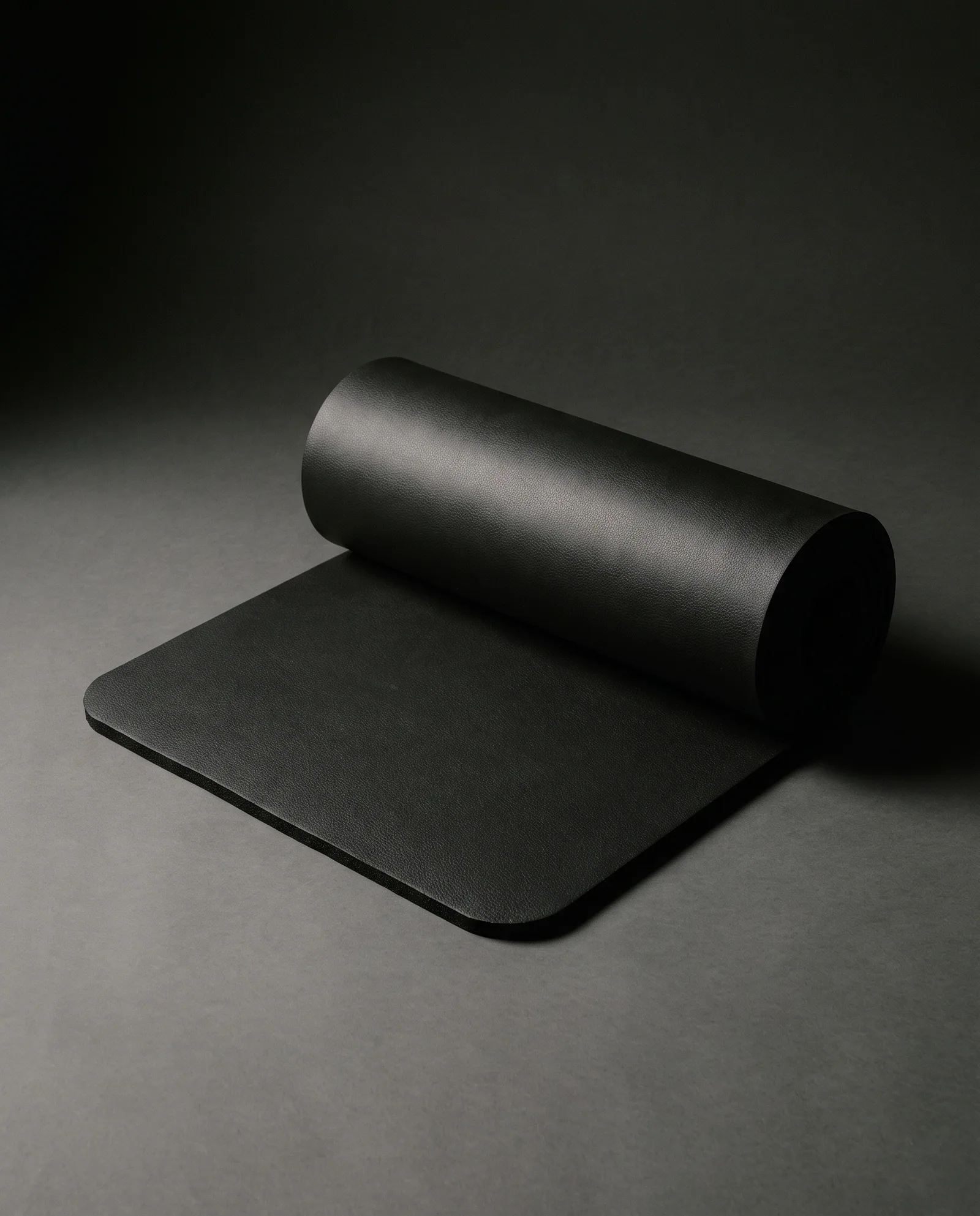 The Mat — 8 mm natural rubber, closed-cell top.